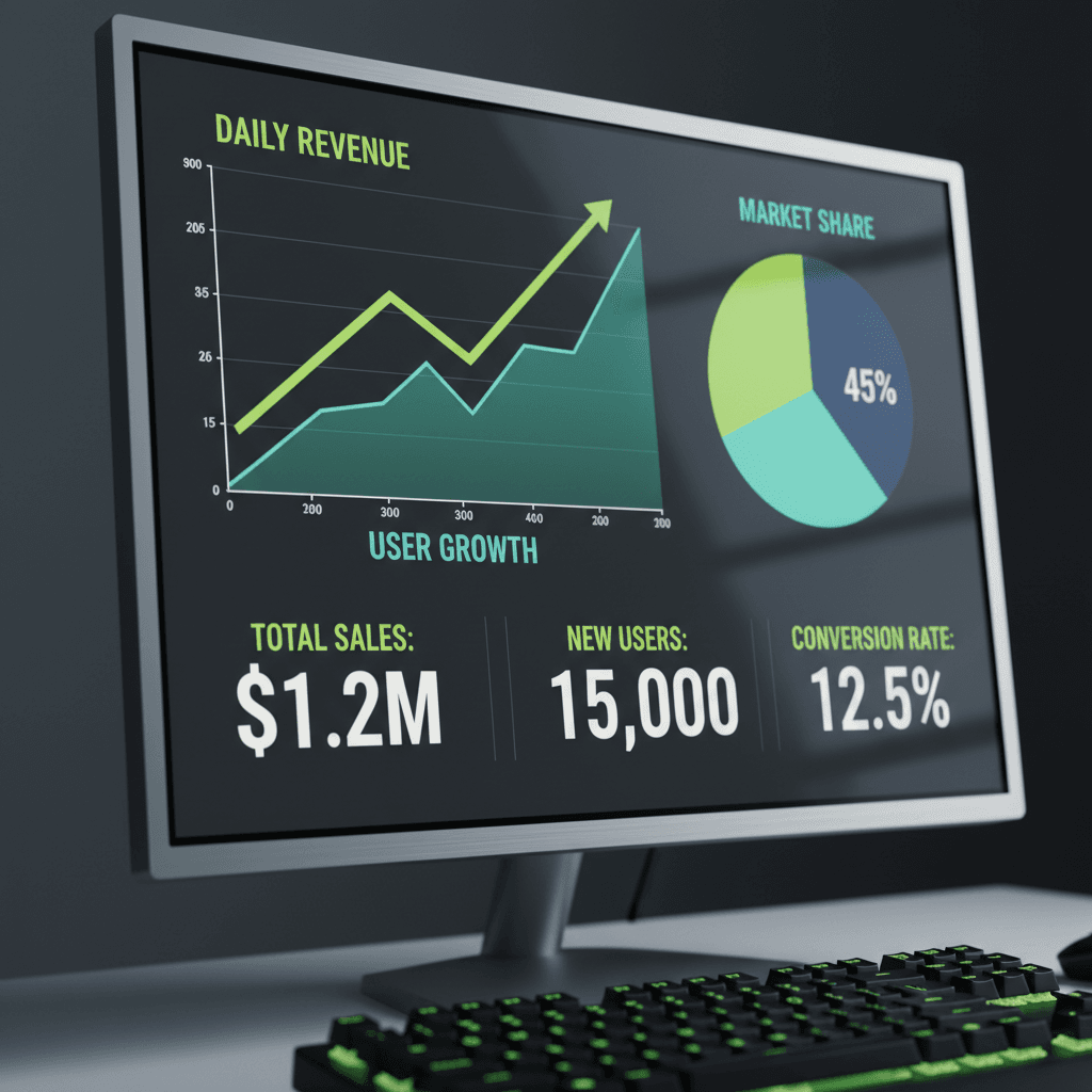 Real-time analytics dashboard