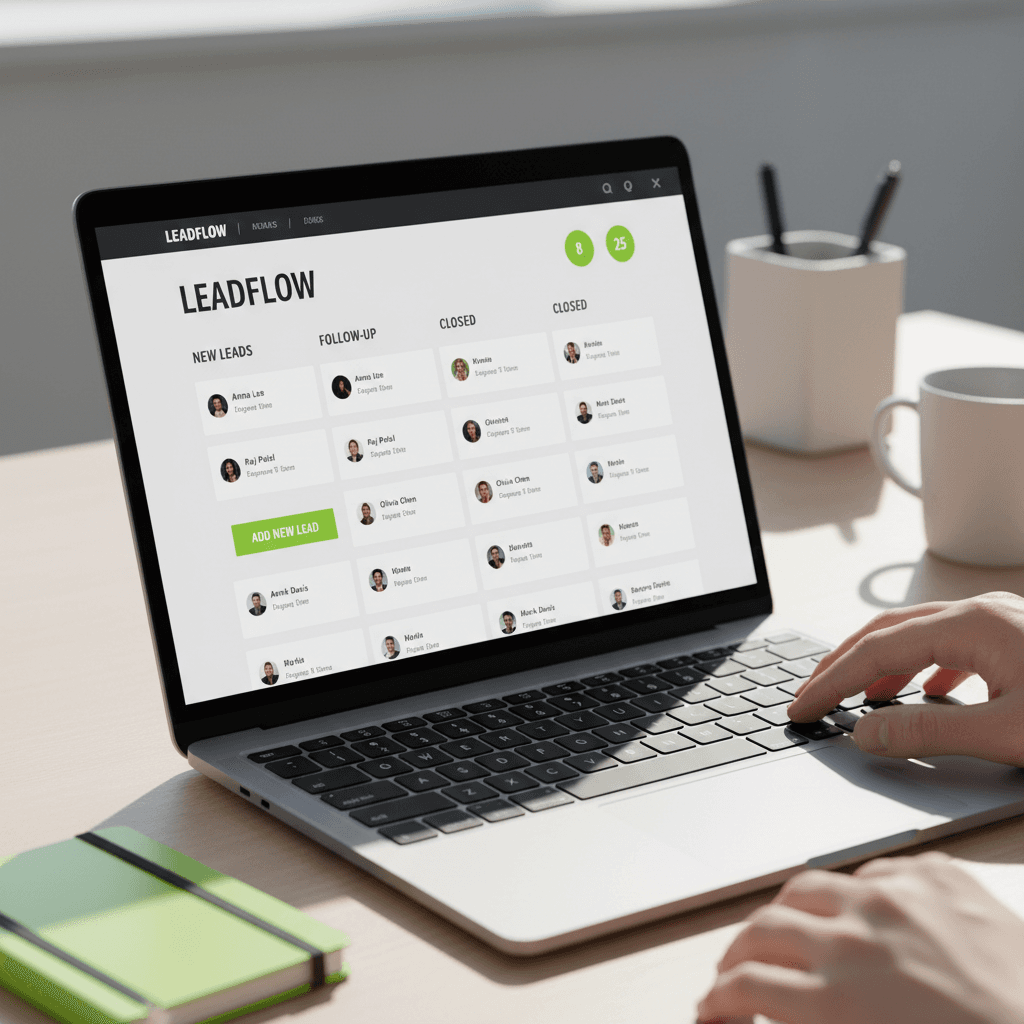 Lead follow-up automation dashboard